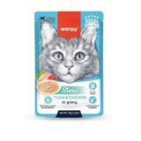 Wanpy Pouch Ton Balıklı Tavuklu Yaş Kedi Maması 70g