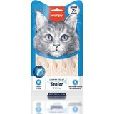 Wanpy Senior +7 Ton Balıklı Krema Kedi Ödülü 5X14 Gr