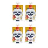 Wanpy Sığır Havuç Köpek Et Ezmesi 90 Gr X 4