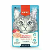Wanpy Stew Gravy Pocuh Ton Balıklı ve Karidesli Yetişkin Yaş Kedi Maması 70 gr