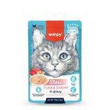 Wanpy Stew Pouch Ton Balıklı Karidesli Yaş Kedi Maması 70G