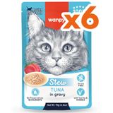 Wanpy Stew Pouch Ton Balıklı Yaş Kedi Maması 70 Gr x 6 Adet