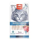 Wanpy Superfood Ton Balıklı, Yaban Mersini ve Kızılcıklı Krema Kedi Ödülü 5x14 Gr