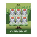 Wanpy Tahılsız %100 Gerçek Et Kuzulu Ezme Kedi Konserve Maması Seti 6x375 gr