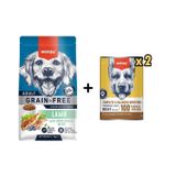 Wanpy Tahılsız Kuzulu Yetişkin Köpek Maması 1,5 Kg + 2 Adet Wanpy Tahılsız %100 Gerçek Et Biftekli Köpek Konservesi 375 Gr