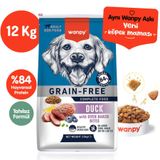 Wanpy Tahılsız Ördekli Yetişkin Kuru Köpek Maması 12 kg