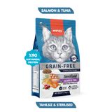 Wanpy Tahılsız Süper Premium %89 Somon & Tuna Kısırlaştırılmış Kedi Maması 1.5 Kg