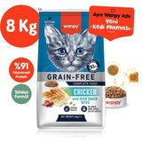 Wanpy Tahılsız Tavuklu 8 kg Yavru Kedi Maması