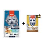 Wanpy Tahılsız Tavuklu Yavru Köpek Maması 1,5 Kg + 2 Adet Wanpy Tahılsız %100 Gerçek Et Biftekli Köpek Konservesi 375 Gr