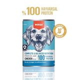 Wanpy Tahılsız%100 Gerçek Et 375 Gr Tavuklu Konserve 12 Adet Köpek Maması