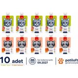 Wanpy Tasty Et Ezmesi Taze Macun Kedi Ödül Maması , 5 Adet Somon + 5 Adet Tuna