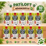 Wanpy Tasty Meat Paste , Et Ezme Macun Kedi Ödül Maması 10*90 gr Tuna Balığı * Tavuk * Havuç