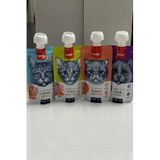 Wanpy Tasty Meat Paste Taze Sıvı Kedi Ödül Maması Kedi Ödül Maması 4x90gr, 6927749871527