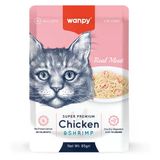 Wanpy Tavuk Karides Kedi Pouch 85 Gr