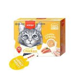 Wanpy Tavuklu Kaşık Krema 10x16 gr Kedi Ödül Maması