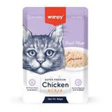 Wanpy Tavuklu ve Yengeçli 85 gr Yaş Kedi Mama