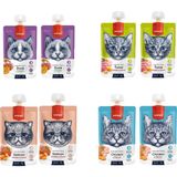 Wanpy Taze Etli Kedi Et Ezme Ödül Maması (90GR) 8 Adet