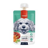 Wanpy Taze Kuzu Etli ve Havuçlu Et Ezmesi Köpek Ödülü 90 gr