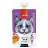Wanpy Taze Ördekli Balkabaklı Et Ezme 90 gr Sıvı Kedi Maması Ödül