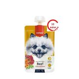 Wanpy Taze Sığır Etli&Havuçlu Köpek Et Ezmesi 90 Gr 10'Lu Paket