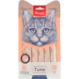 Wanpy Ton Balığı ve Somonlu Kedi Ödül Maması 5 x 14 gr Yavru İçin Lezzetli Macun