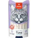 Wanpy Ton Balığı & Yengeç Sıvı Kedi Ödül Maması 25X14 Gr