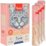 Wanpy Ton Balıklı Karidesli Likit Sıvı Kedi Ödülü 14 gr x 25 Li Ba-Wanpy-1