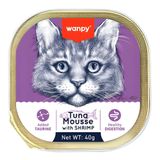 Wanpy Ton Balıklı Ve Karidesli Alutray Yaş Kedi Maması 40Gr