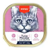 Wanpy Ton Balıklı Ve Somonlu Alutray Yaş Kedi Maması 40Gr