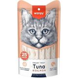 Wanpy Ton Balıklı ve Somonlu Krema Kedi Ödülü 25 x 14 gr