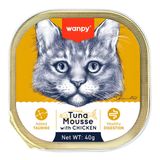 Wanpy Ton Balıklı ve Tavuklu Alutray Yaş Kedi Maması