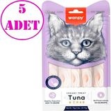 Wanpy Ton Balıklı ve Yengeçli Sıvı Kedi Ödülü 5 x 14 gr 5 Ad
