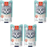 Wanpy Ton ve Morina Balıklı 25x14 gr 4 Adet Kedi Ödül Maması