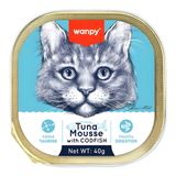 Wanpy Ton Ve Morina Balıklı Alutray Yaş Kedi Maması 40Gr