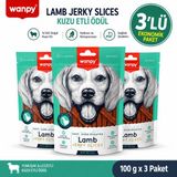Wanpy Yumuşak Kuzu Eti Dilimleri Köpek Ödül Maması 100 gr x 3 Adet – 300 gr Avantajlı Paket