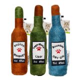 WaowPets Animal Products Bottle Toy, Köpek Oyuncağı, Kedi Oyuncağı, Peluş Oyuncak (Kahverengi - Yeşil - Turkuaz)
