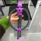 Wap GSM Vantuzlu Zürafa Eğitici Uzayan Boru Zürafa Teleskopik Yapışkanlı 1 Adet Yeni Model Robot - Mor
