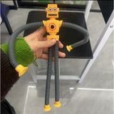 Wap GSM Vantuzlu Zürafa Eğitici Uzayan Boru Zürafa Teleskopik Yapışkanlı 1 Adet Yeni Model Robot - Sarı