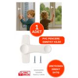 WAPPA 1 Adet Emniyet Kilidi Pvc Pimapen Pencere Cam Balkon Kapısı Güvenli Emniyet Kilidi