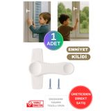 WAPPA 1 Adet Pvc Pimapen Pencere Cam Balkon Kapısı Güvenli Emniyet Kilidi