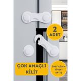 WAPPA 2 Adet Bebek Çocuk Dolap Çekmece Kilidi
