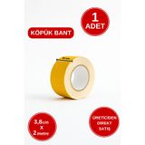 WAPPA 38mm Çift Taraflı Köpük Bant Kuvvetli Yapışkanlı Tamir Bandı ( 38mmx2metre )
