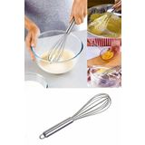 WAPPA Paslanmaz Çelik Pratik Yumurta Sos Karıştırıcı Çırpma Teli 25 Cm Çırpıcı