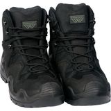 Warboots BLK-2047 Nubuk Deri Waterproof Astar Arazi ve Askeri Bot Siyah Rengi Yarım Boy - 00-Siyah