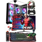 Warbox Dead 24" Monitör I5 6500 16GB Ddr4 Ram 256GB SSD 250GB HDD RX580 Ddr5-8gb E.kartı Gaming Pc - Siyah - 24 inç