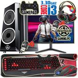 Warbox Michael I3 3220 3.30GHZ 8gb Ram 240GB SSD 250GB HDD R7 240-4GB E.kartı 19" Monitör Masaüstü Bilgisayar