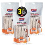 Warf Munchy Çubuk 3 Paket x 400 G Doğal Dana Yürekli Ödül Köpekler İçin Sağlıklı Eğlence