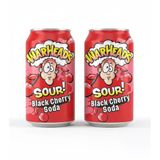 Warheads Sour Black Cherry Soda - Ekşi Kiraz Aromalı Gazlı Içecek 330ML (2 Adet)