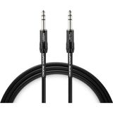 Warm Audio Pro TRS-TRS Kablo (3 m) | (PRO TRS-10) TRS (Erkek) - TRS (Erkek) Mikrofon / Line / Aktif Hoparlör kablo (Gotham Kablo) ,