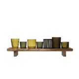 Warm Design Ahşap Standlı Şamdan